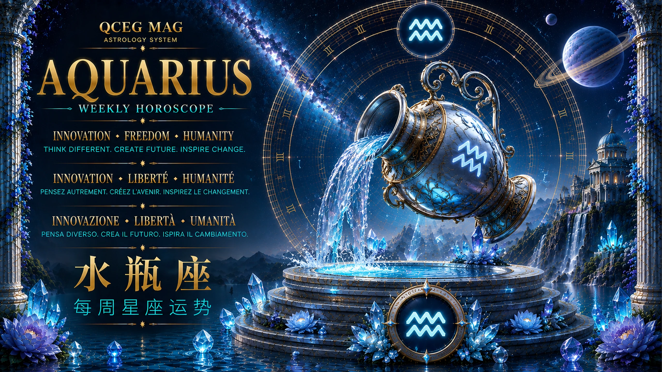 Horoscope Hebdomadaire Verseau — 17–23 août 2026