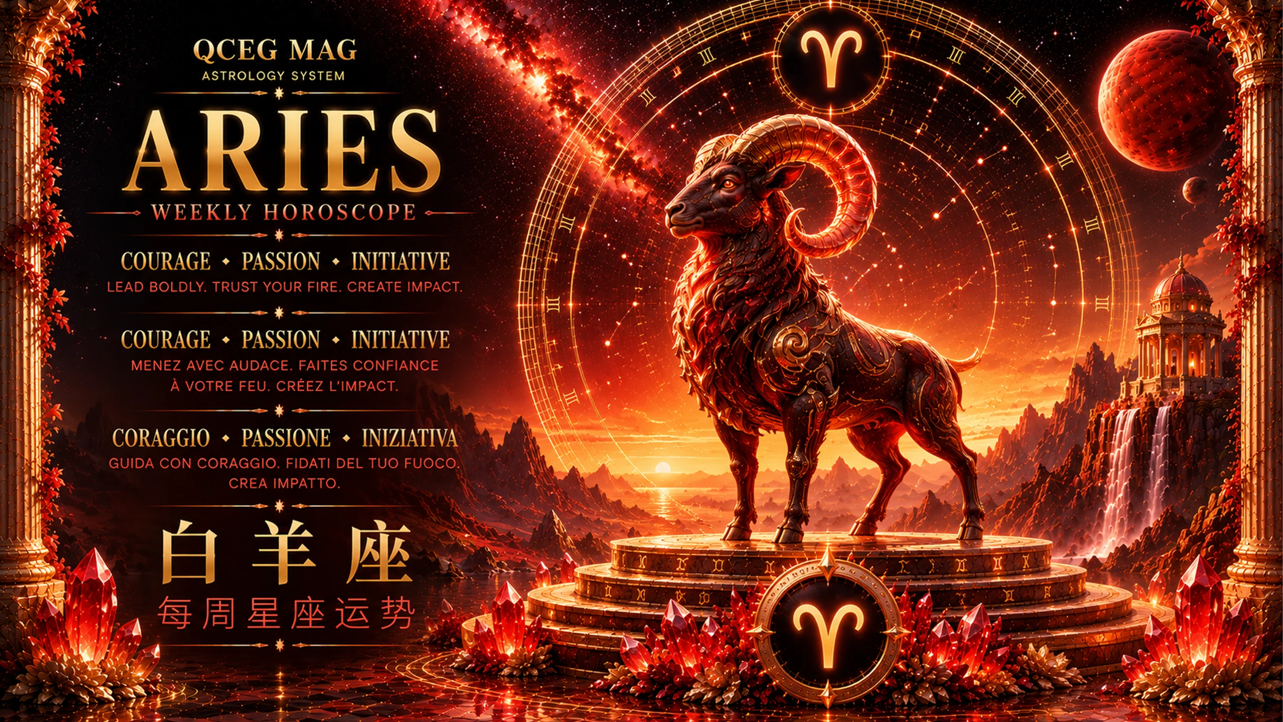 Horoscope Hebdomadaire Bélier — 17–23 août 2026