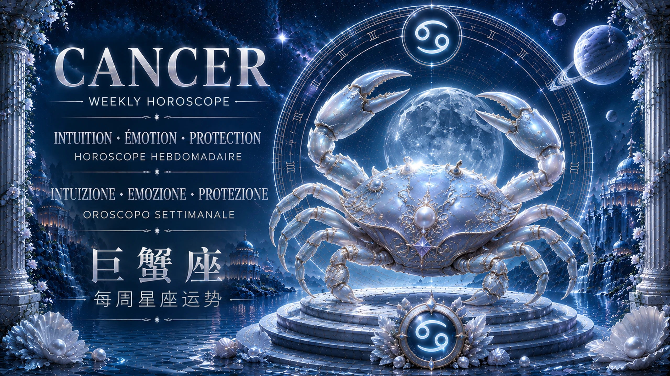 Horoscope Hebdomadaire Cancer — 17–23 août 2026