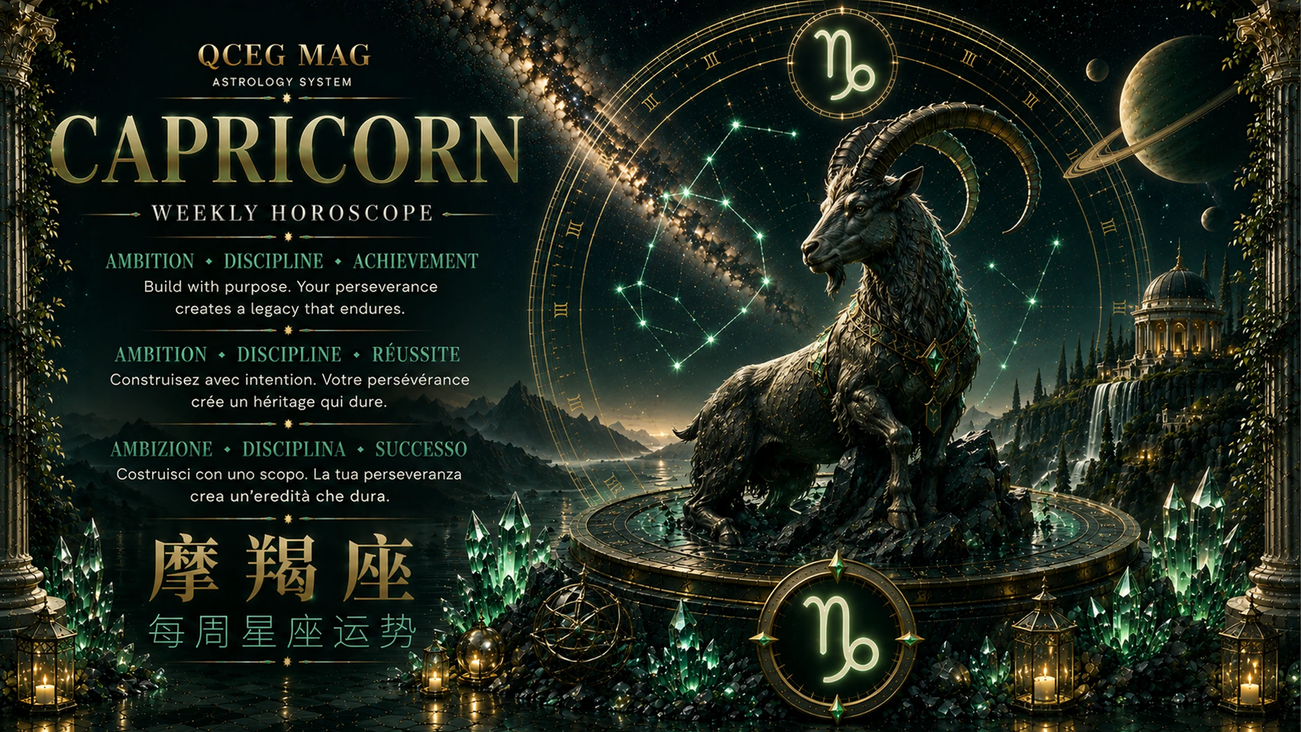 Horoscope Hebdomadaire Capricorne — 17–23 août 2026