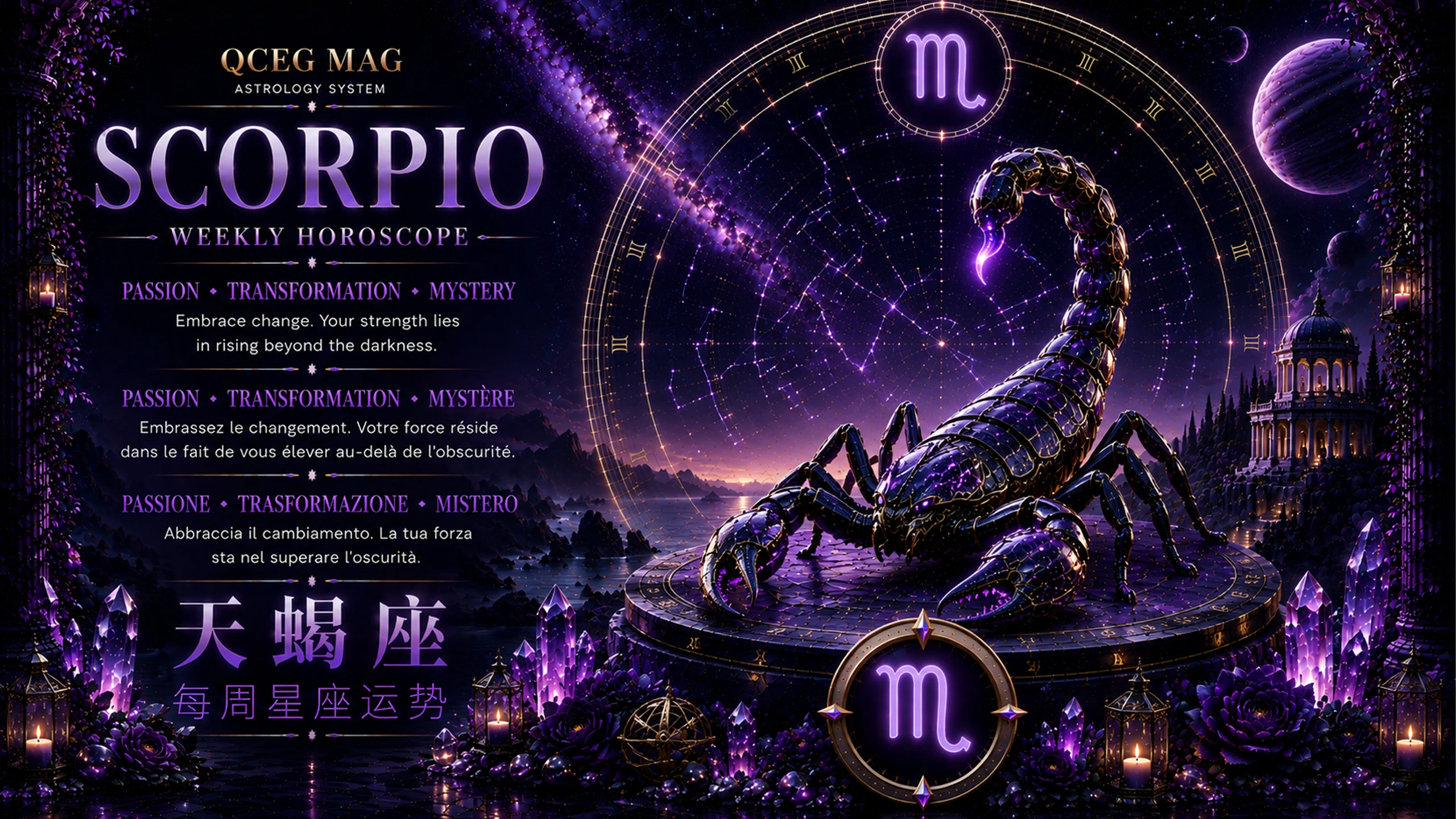 Horoscope Hebdomadaire Scorpion — 17–23 août 2026