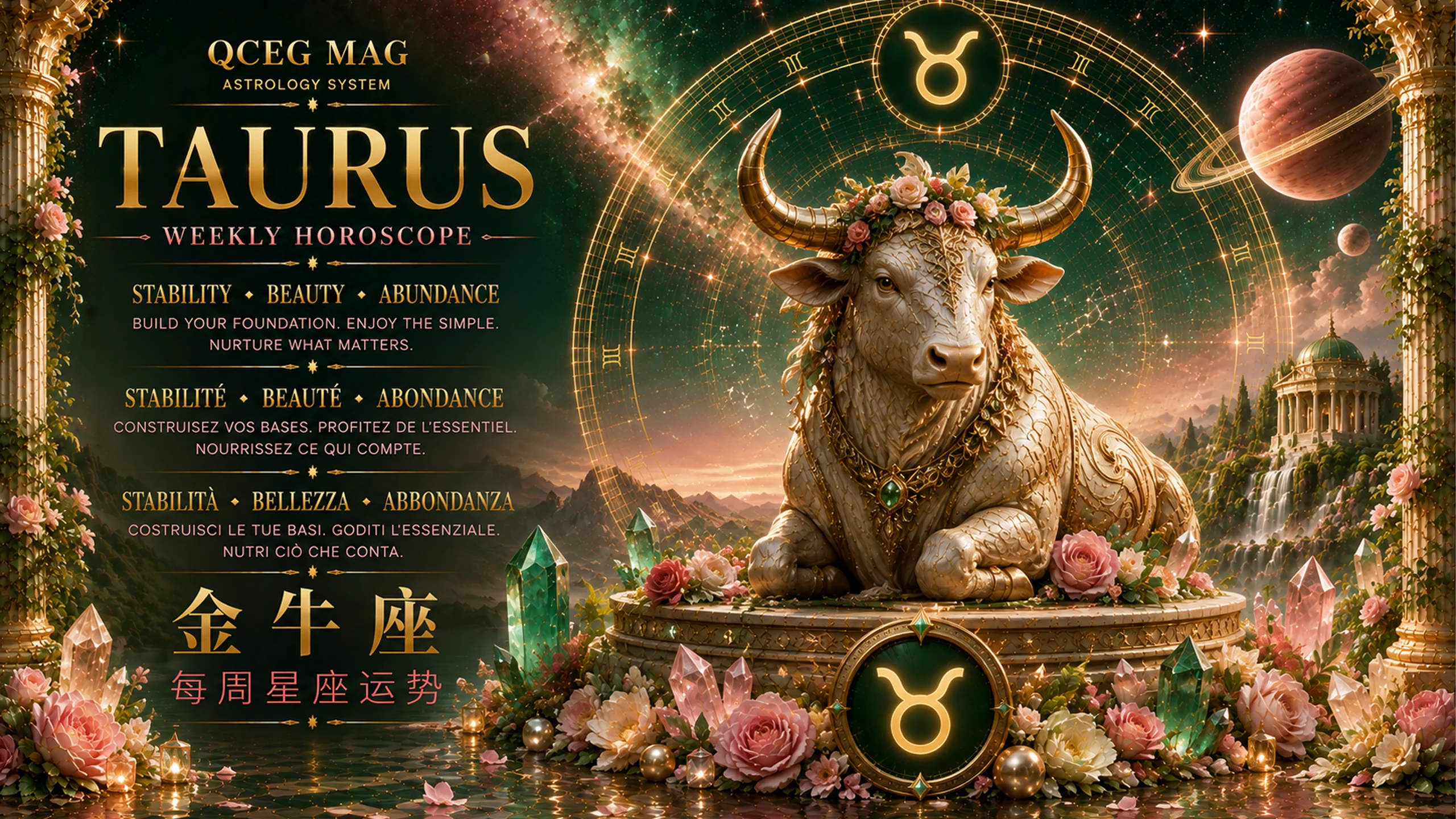 Horoscope Hebdomadaire Taureau — 17–23 août 2026