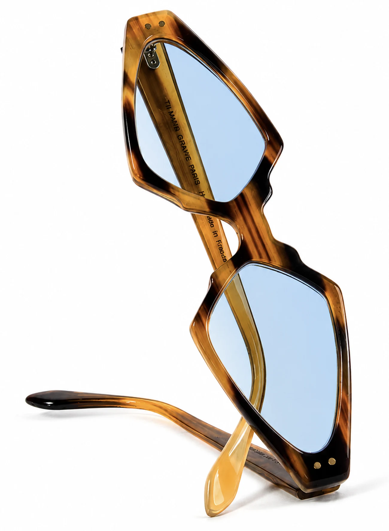 DNA-6-001 Brun Beige en Corne de Buffle