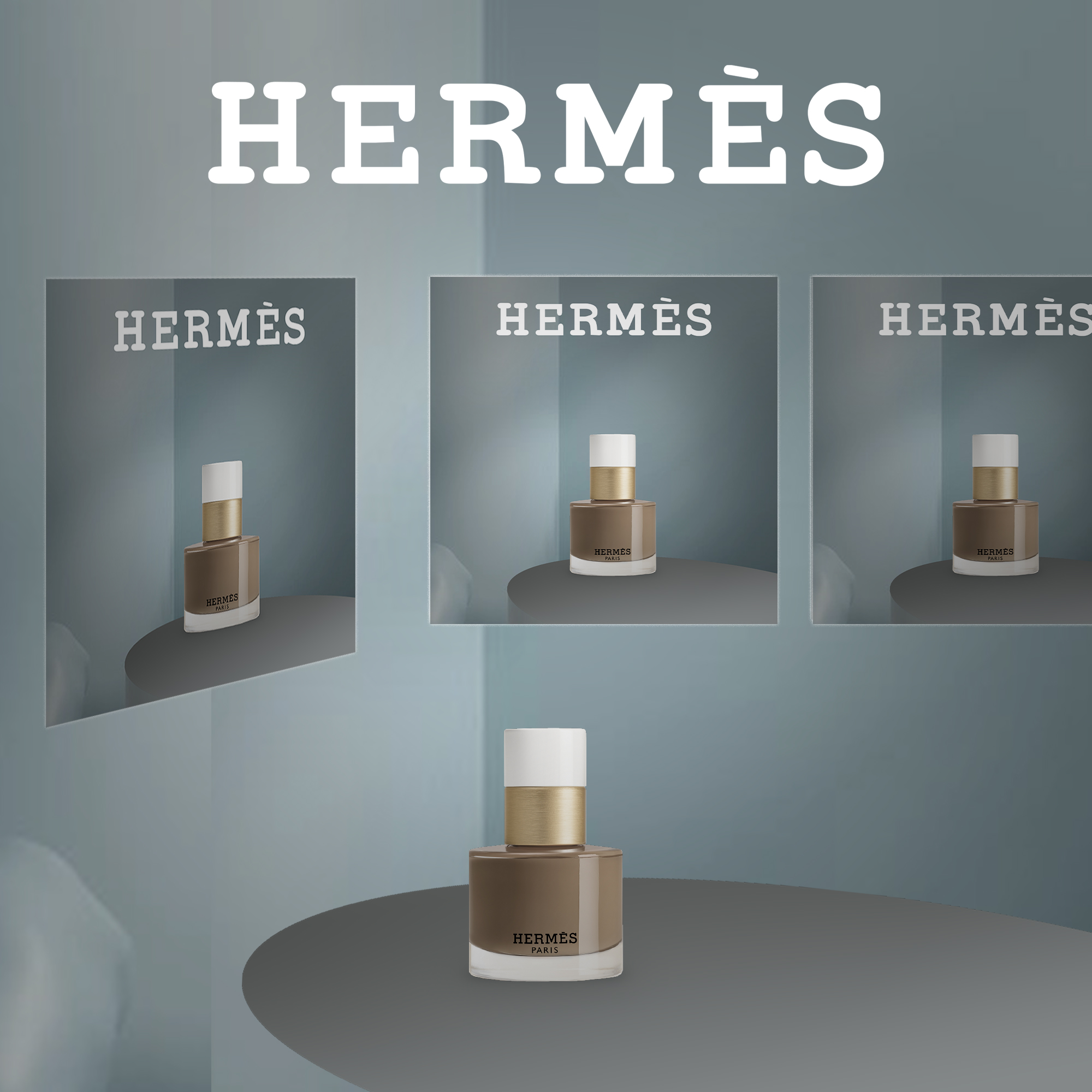 HERMÈS LES MAINS HERMES, NAIL ENAMEL, 80 – GRIS ÉTOUPE 