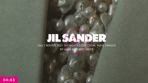 VIDEO JIL SANDER (PARIS FASHION WEEK)