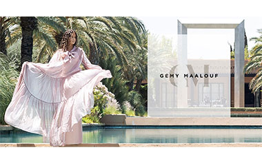GEMY MAALOUF - Timeless Romance With Softly Draped Fluttering Chiffon Dresses That Flow Like a Breath of Fresh Air