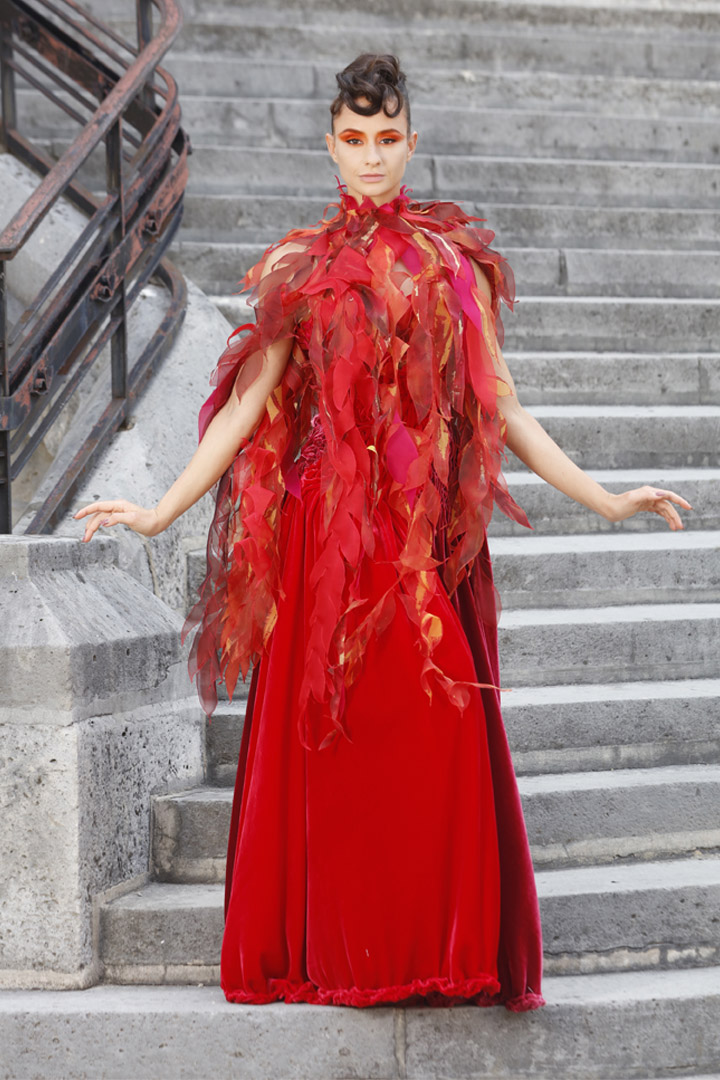 LOOK 03 FRANK SORBIER HAUTE COUTURE COLLECTION - AUTUMN-WINTER 2022-2023 HAUTE COUTURE WEEK