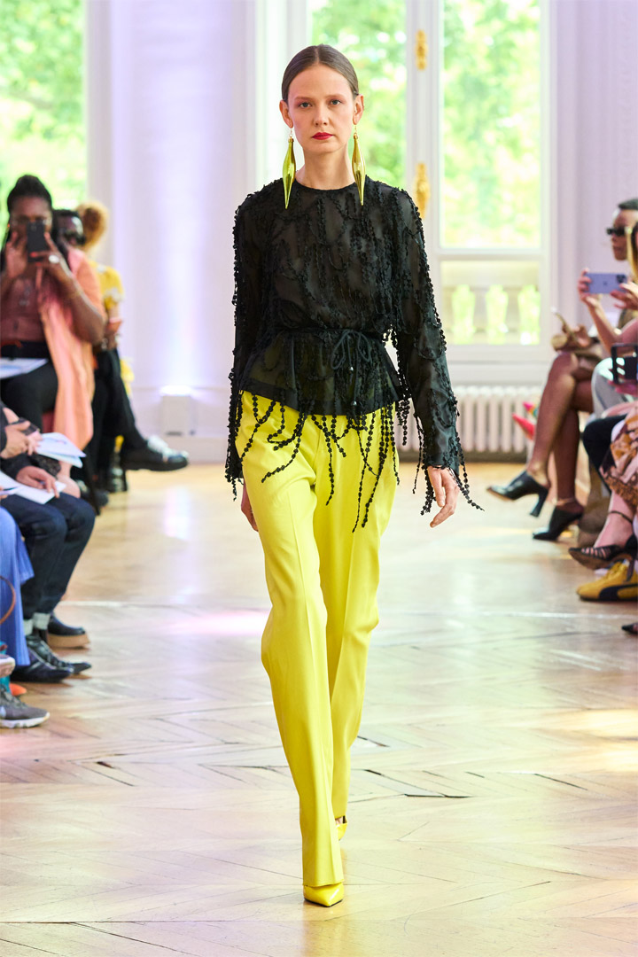LOOK 05 IMANE AYISSI COUTURE COLLECTION - AUTUMN-WINTER 2022-2023 HAUTE COUTURE WEEK