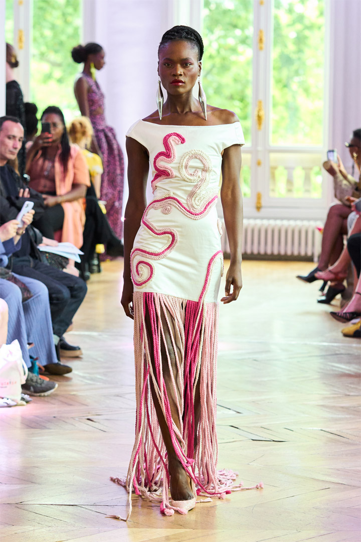 LOOK 19 IMANE AYISSI COUTURE COLLECTION - AUTUMN-WINTER 2022-2023 HAUTE COUTURE WEEK