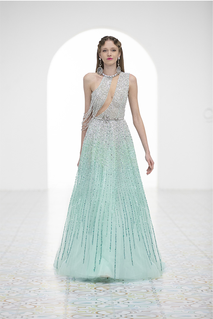 009 SPRING-SUMMER 2022 GEORGES HOBEIKA COUTURE COLLECTION