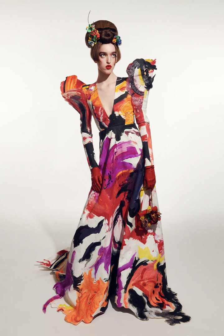 002 SPRING-SUMMER 2022 RVDK RONALD VAN DER KEMP COUTURE COLLECTION