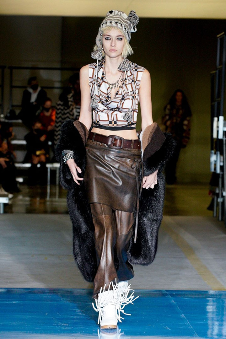 009 2022/2023秋冬 DSQUARED2 米兰时装周 女装成衣系列 