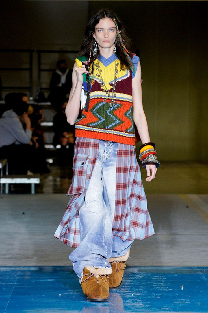 028 2022/2023秋冬 DSQUARED2 米兰时装周 女装成衣系列 
