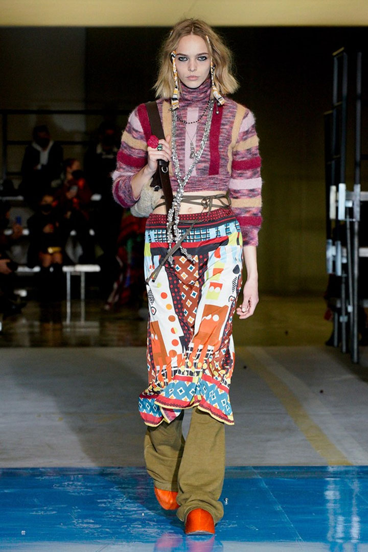 032 2022/2023秋冬 DSQUARED2 米兰时装周 女装成衣系列 
