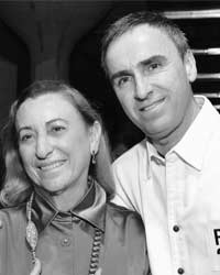 Miuccia Prada and Raf Simons