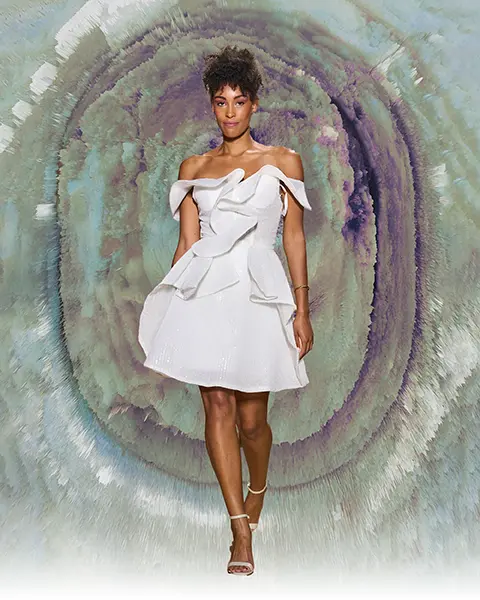 Look N°1 “SEEKING SUSAN” By CHRISTOPHE GUILLARMÉ