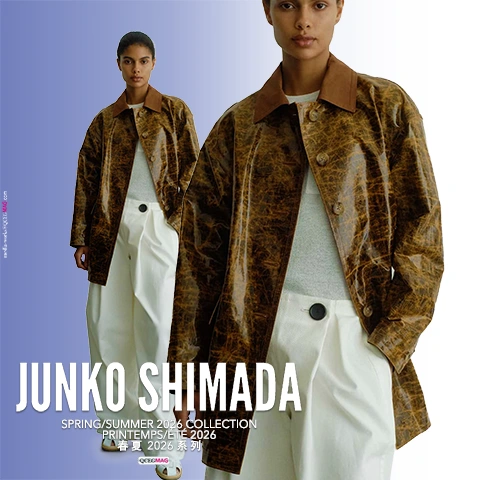 “AS SEEN IN QCEG - JUNKO SHIMADA's SPRING/SUMMER 2026 COLLECTION