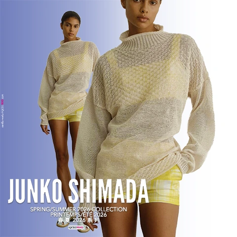 AS SEEN IN QCEG - JUNKO SHIMADA's SPRING/SUMMER 2026 COLLECTION