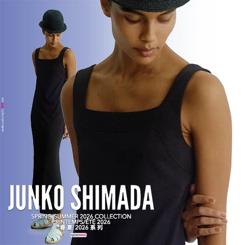 AS SEEN IN QCEG - JUNKO SHIMADA's SPRING/SUMMER 2026 COLLECTION