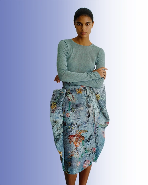 Look N°9 JUNKO SHIMADA'S SS26 COLLECTION