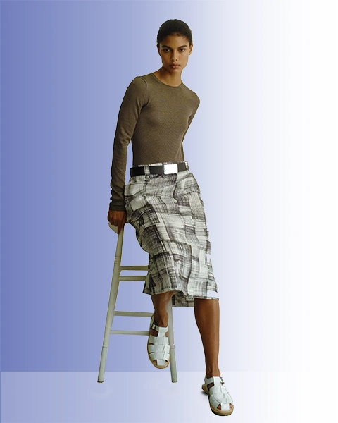 Look N°12 JUNKO SHIMADA'S SS26 COLLECTION