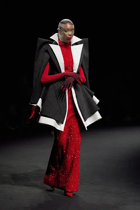 Look N°3 from Robert Wun Autumn/Winter 2025-2026 Couture Collection