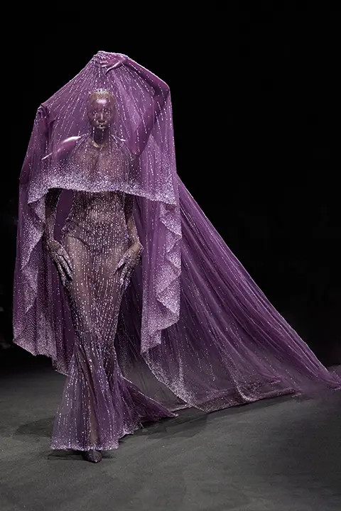 Look N°45 from Robert Wun Autumn/Winter 2025-2026 Couture Collection