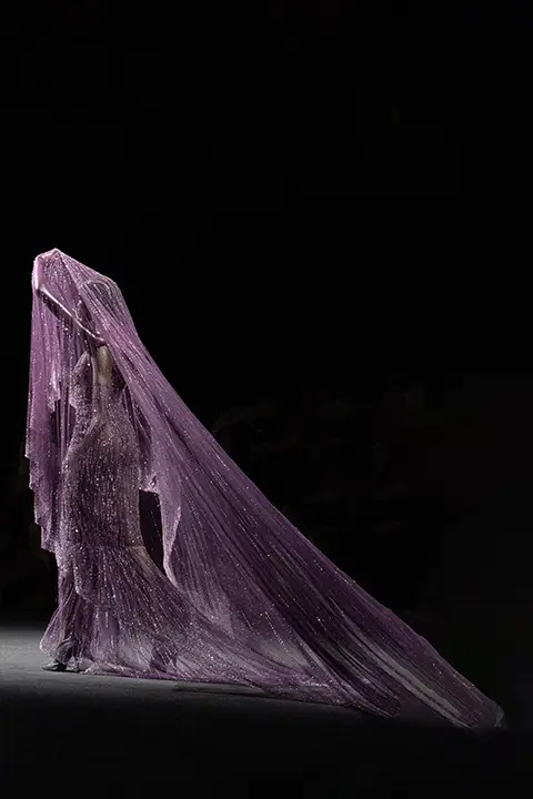 Look N°46 from Robert Wun Autumn/Winter 2025-2026 Couture Collection