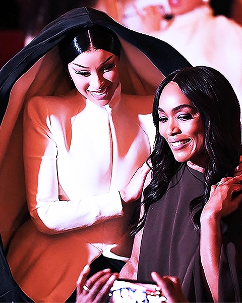 Cardi B and Angela Bassett