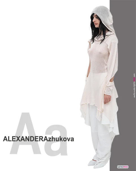 A garment exploring magical realism in Alexandra Zhukova SS27.