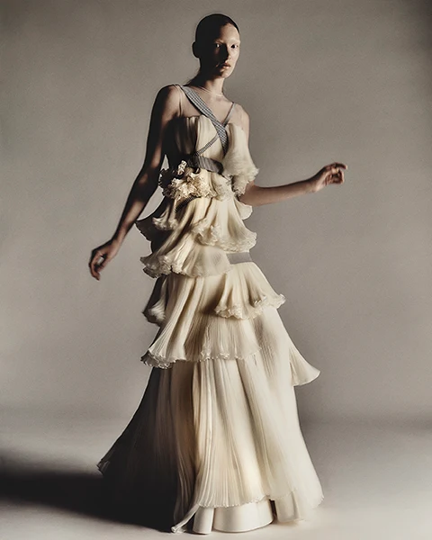 View of Look N°1 from byFANG Couture Fall/Winter 2026–2027