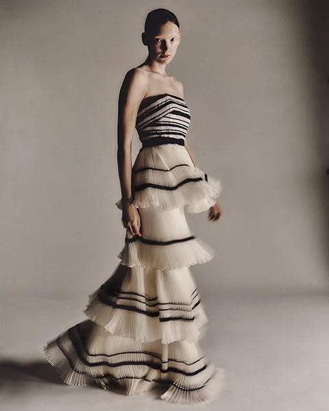View of Look N°2 from byFANG Couture Fall/Winter 2026–2027
