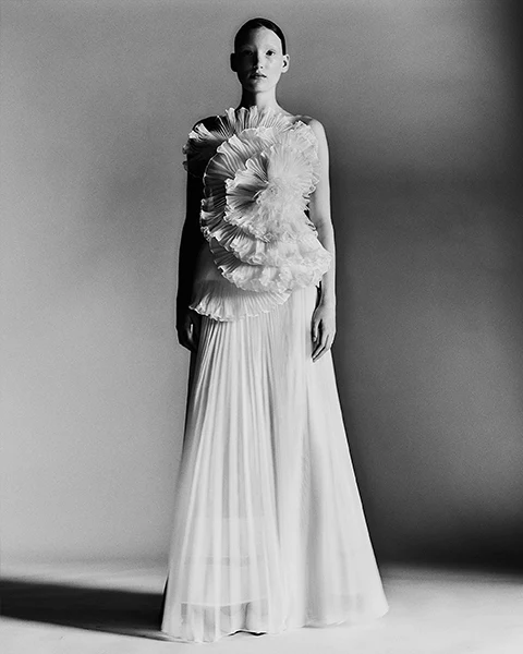 View of Look N°3 from byFANG Couture Fall/Winter 2026–2027