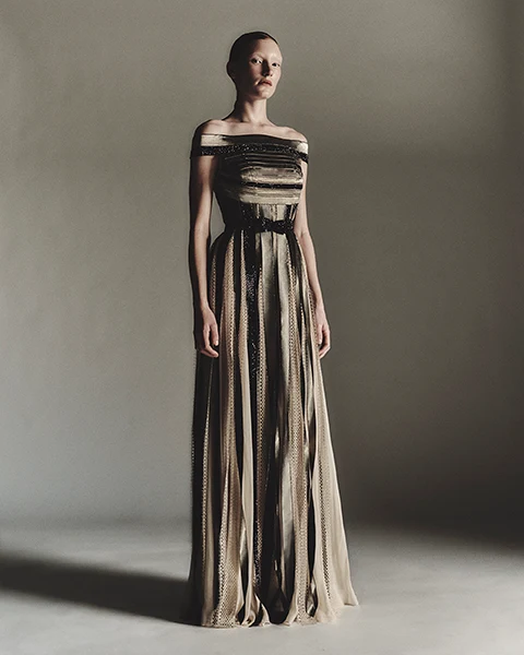 View of Look N°12 from byFANG Couture Fall/Winter 2026–2027