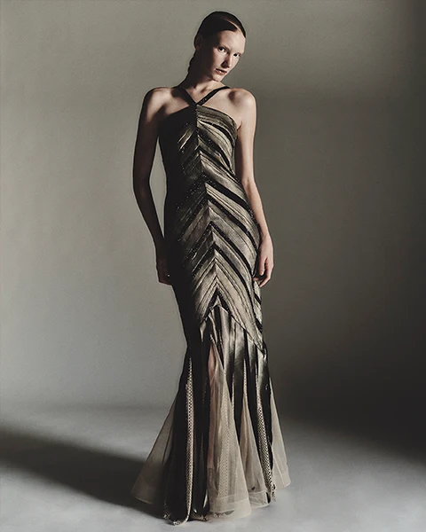 View of Look N°13 from byFANG Couture Fall/Winter 2026–2027