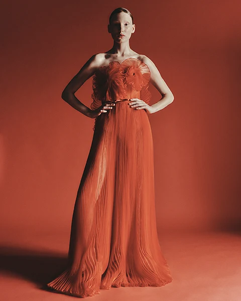 View of Look N°14 from byFANG Couture Fall/Winter 2026–2027