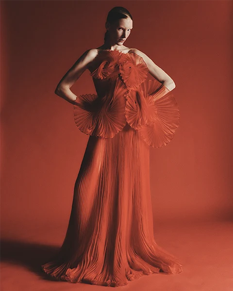 View of Look N°15 from byFANG Couture Fall/Winter 2026–2027