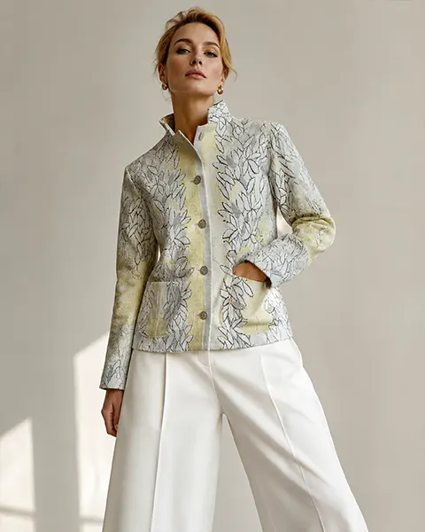 Editorial slide from Woven Stories — Darí Textil 2026 by Darya Pronyushkina.