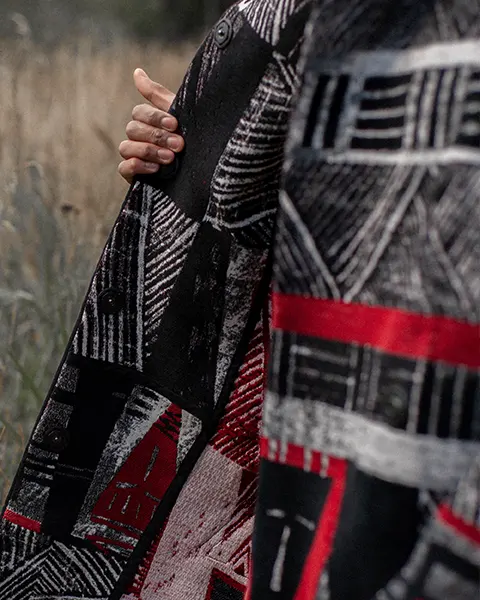 Editorial slide from Woven Stories — Darí Textil 2026 by Darya Pronyushkina.