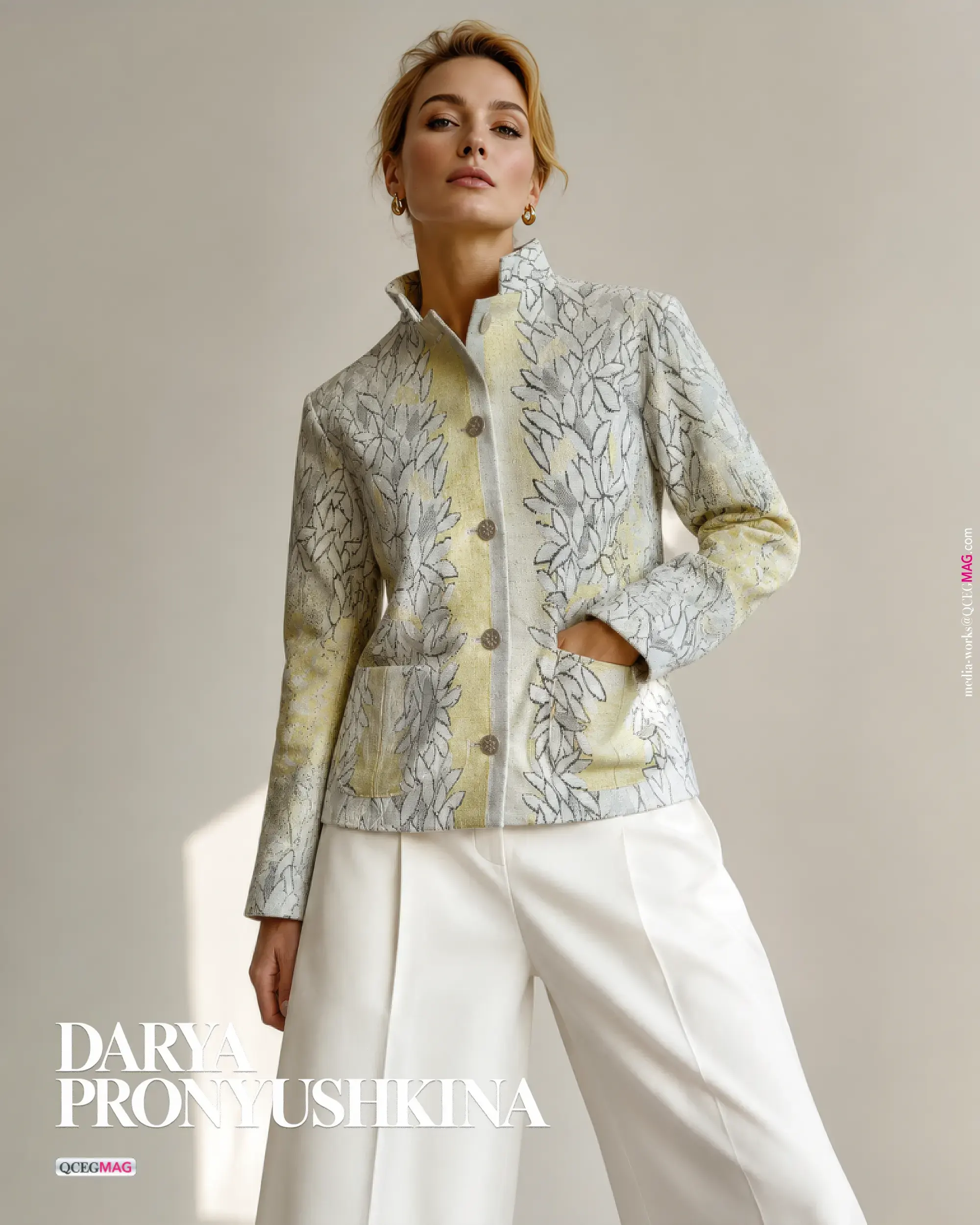 A woven silhouette exploring texture, movement and meaning in Darí Textil 2026.