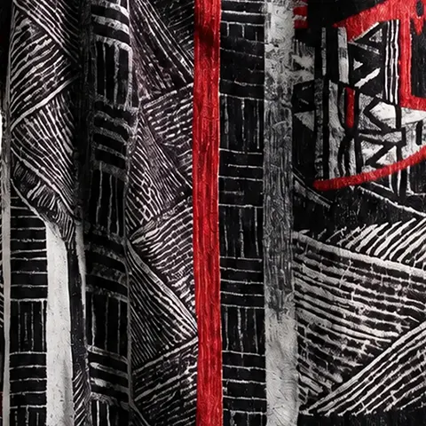 Editorial slide from Woven Stories — Darí Textil 2026 by Darya Pronyushkina.