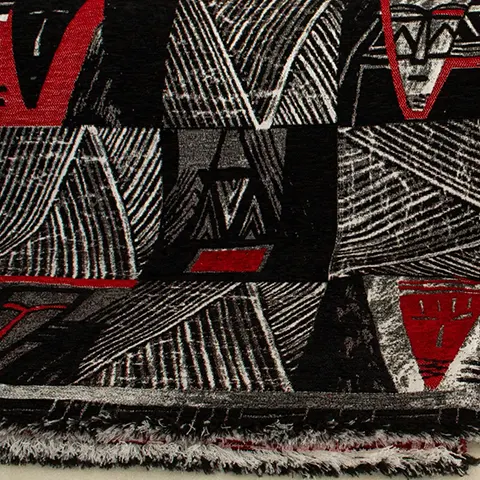 Editorial slide from Woven Stories — Darí Textil 2026 by Darya Pronyushkina.
