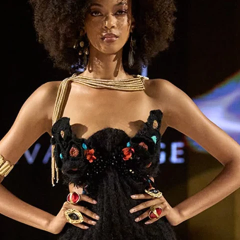 Look N°23 from Eva Minge's The Seven Contemporary Sins Couture Autumn/Winter 2026–2027 collection, presented during Paris Haute Couture Week.