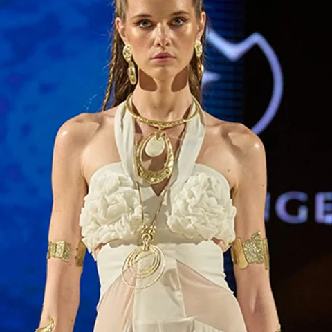 Look N°25 from Eva Minge's The Seven Contemporary Sins Couture Autumn/Winter 2026–2027 collection, presented during Paris Haute Couture Week.