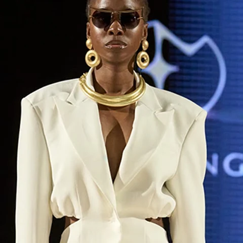 Look N°29 from Eva Minge's The Seven Contemporary Sins Couture Autumn/Winter 2026–2027 collection, presented during Paris Haute Couture Week.