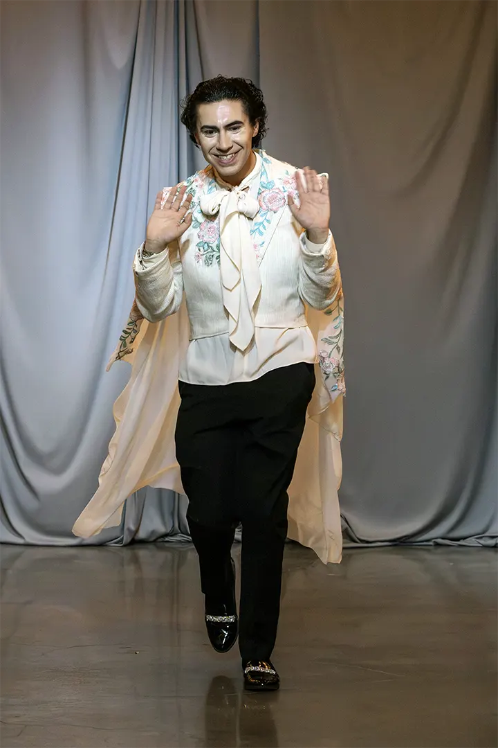 Portrait of Evan Hirsch, New York-based fashion designer