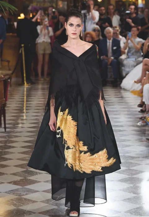 Franck Sorbier — Le Parfum des Globe Trotteuses — Haute Couture Winter 2026–2027 — Look N°4
