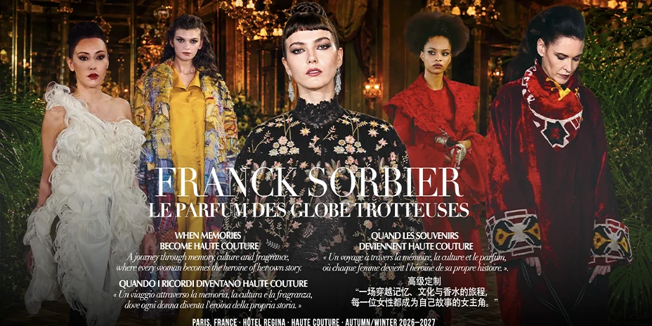 FRANCK SORBIER – LE PARFUM DES GLOBE TROTTEUSES FRANCK SORBIER – LE PARFUM DES GLOBE TROTTEUSES