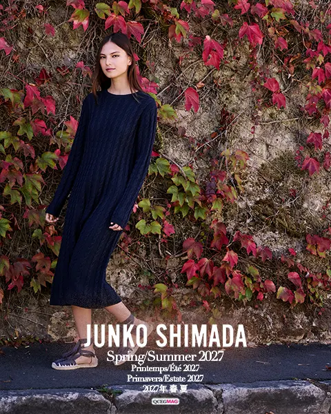 A harmonious silhouette from Junko Shimada Spring/Summer 2027.