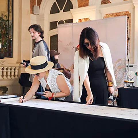 EXPOSITION N°6 from Perspectives Croisées SS27, presented by MoDesign at Hôtel Le Marois during Paris Fashion Week.